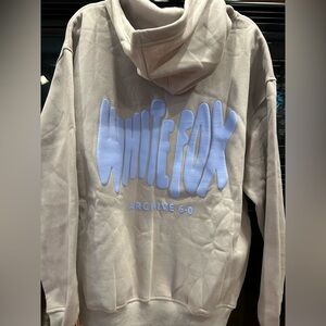 White Fox NWT Archive 6.0 Oversized Hoodie Dove M/L